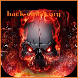 Fire Skull Keyboard Theme icon