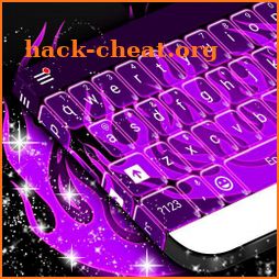 Flame Violet Keyboard Theme icon