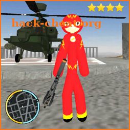 Flash Stickman Rope Hero Speed Hero Gangstar Crime icon