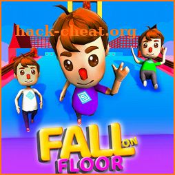 Flat Guys On The Floor: Fun Fall Race 3d Game 2020 icon