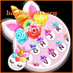 Flower Sweetie Unicorn Keyboard Theme icon