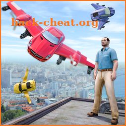 Flying Car City Thug Racing icon