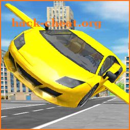 Flying car game : City car games 2020 icon