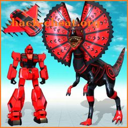 Flying Dino Car Robot Transform: Car Robot Games icon