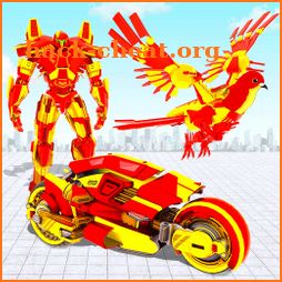 Flying Spy Pigeon Robot Transform Bike Robot Games icon