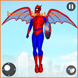 Flying Superhero Robot Fight Robot Rescue Games icon