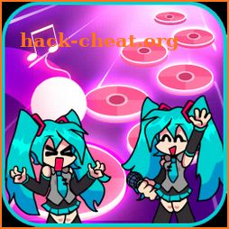 FNF Miku Music Battle Friday EDM Tiles Hop icon