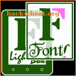 Font! Lightbox tracing app icon