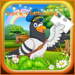 Funny Delivery Pigeon Escape - A2Z Escape Game icon