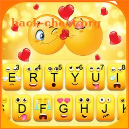 Funny Emoji Party Keyboard Background icon