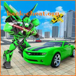 Futuristic Car Flying Robot Transformation War icon