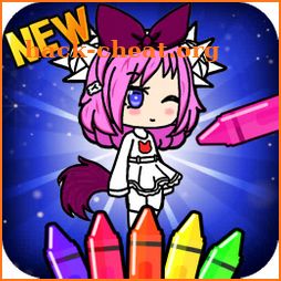 Gacha Coloring life book icon