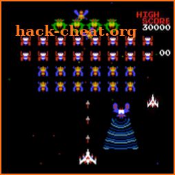 Galaga, the arcade game icon