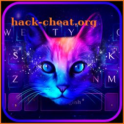 Galaxy Kitty Stars Keyboard Theme icon