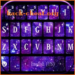 Galaxy Space Keyboard Background icon