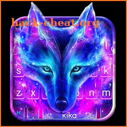 Galaxy Wild Wolf Keyboard Theme icon