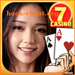 Girl casino slots icon