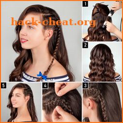 Girls Hairstyle Step By Step icon