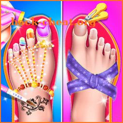 Girls Nail Salon Fashion Games icon