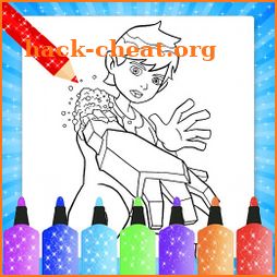 Glitter Ben Coloring Book icon