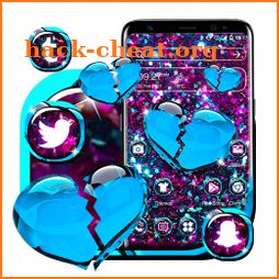 Glitter Broken Heart Theme icon