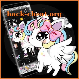 Glitter Galaxy Cute Rainbow Unicorn Theme icon