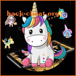 Gold Black Business Unicorn Theme icon