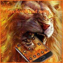 Gold Vivid Blustering Lion Theme icon