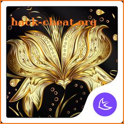 Golden Flower Theme & HD wallpapers icon