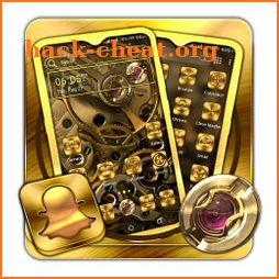 Golden Gear Machine Theme Launcher icon