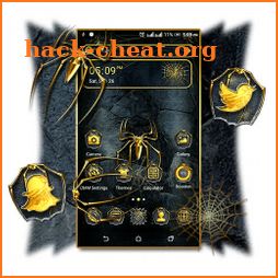 Golden Spider Theme Launcher icon