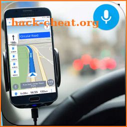 GPS Voice Navigation Route Finder- Speedometer icon