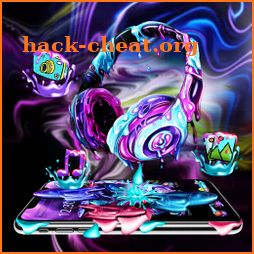 Graffiti Art Headphone Launcher Theme icon