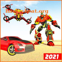 Grand Flying Drone Robot Car Transform : Robot War icon