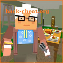 Granny Blocky Neighbor. Craft Escape icon