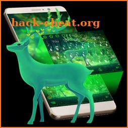 Green Dream Deer Keyboard icon