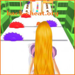 Hair Run Challenge 3D icon