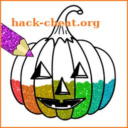 Halloween Glitter Coloring App icon