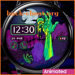 Halloween Zombie Green Hand_Watchface icon