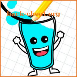 Happy Glass - Draw A Line icon