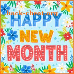 Happy month quotes icon