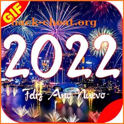 Happy new year 2022 GIF icon