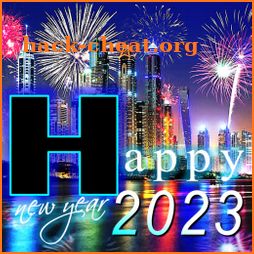 Happy new year 2023 icon