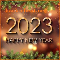 Happy new year 2023 wallpaper icon