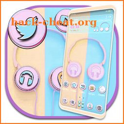 Headphones Music Theme icon