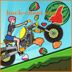 Hill Dismount - Smash the Fruits icon