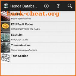 HONDAtabase icon