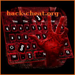 Horror Blood Hand Keyboard icon