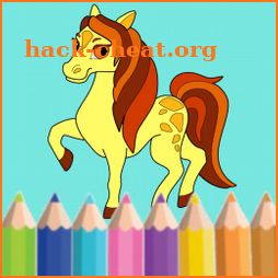 Horse Coloring Book for Kids icon