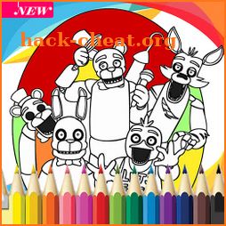 How to color Five nights coloring book icon